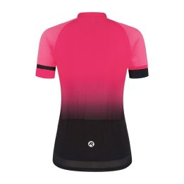 Moteriški dviratininko marškinėliai Rogelli Gara Mostro II, rožiniai