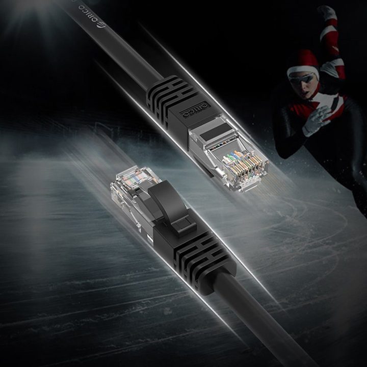 Orico PUG-C6 CAT6 tinklo kabelis RJ45 40 m, juodas