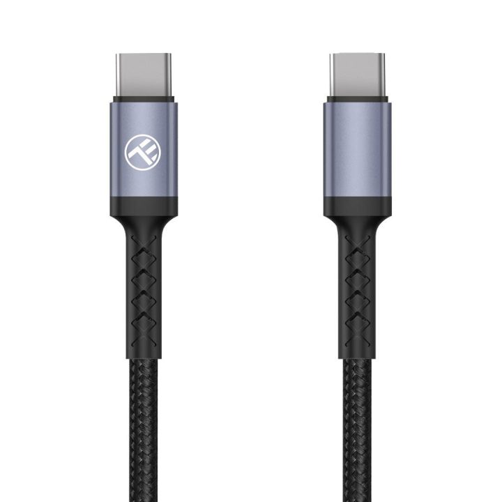 USB-C į USB-C laidas Tellur 3A PD 60W 2 m, juodas