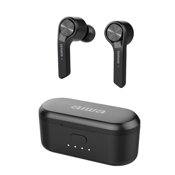 Belaidės ausinės Aiwa ESP-350BK, juodos