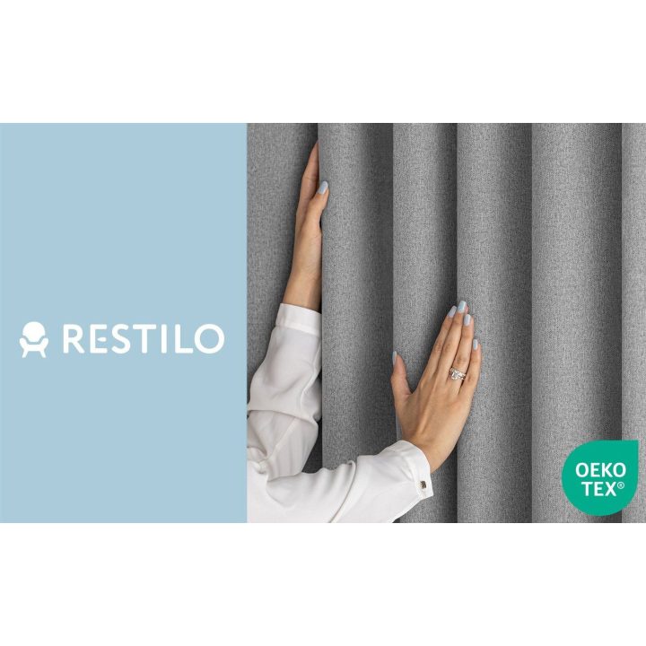 Pilka užuolaida Restilo 135 × 250 cm