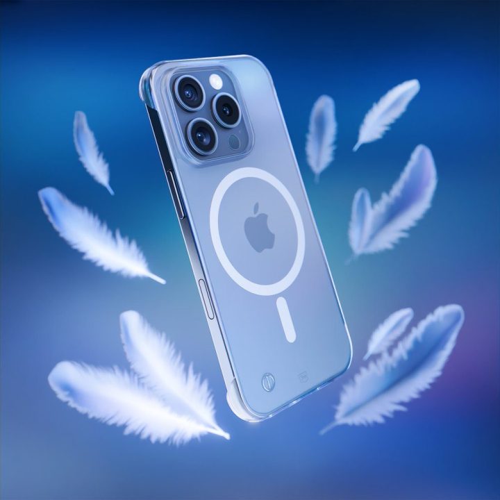 Telefono dėklas iPhone 16 Pro 3mk Just20g MagCase, skaidrus
