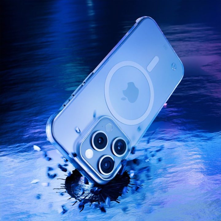Telefono dėklas iPhone 16 Pro 3mk Just20g MagCase, skaidrus