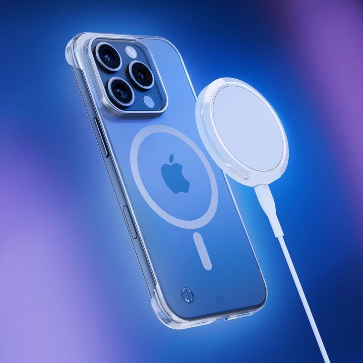 Telefono dėklas iPhone 16 Pro 3mk Just20g MagCase, skaidrus