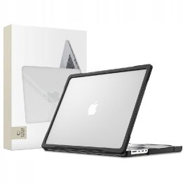 Tech-Protect Velar dėklas MacBook Pro 14" 2021–2026, skaidriai juodas