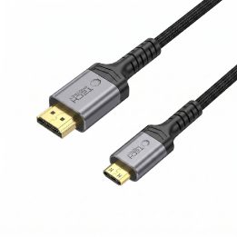 Mini HDMI į HDMI 2.1 laidas Tech-Protect UltraBoost Mini 200 cm, juodas