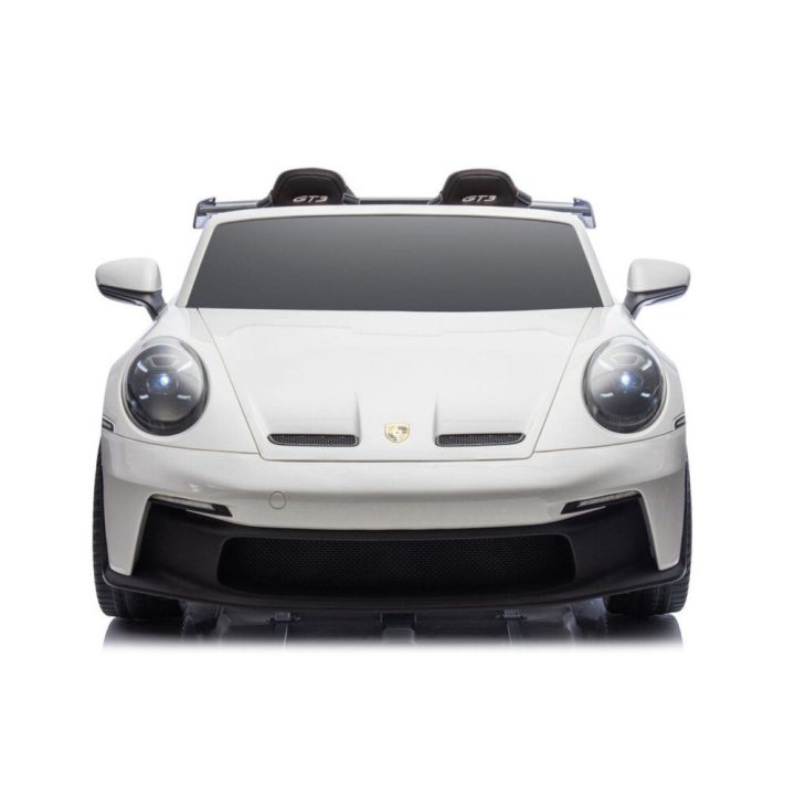 Baltas akumuliatorinis automobilis Porsche GT3 DK-P911