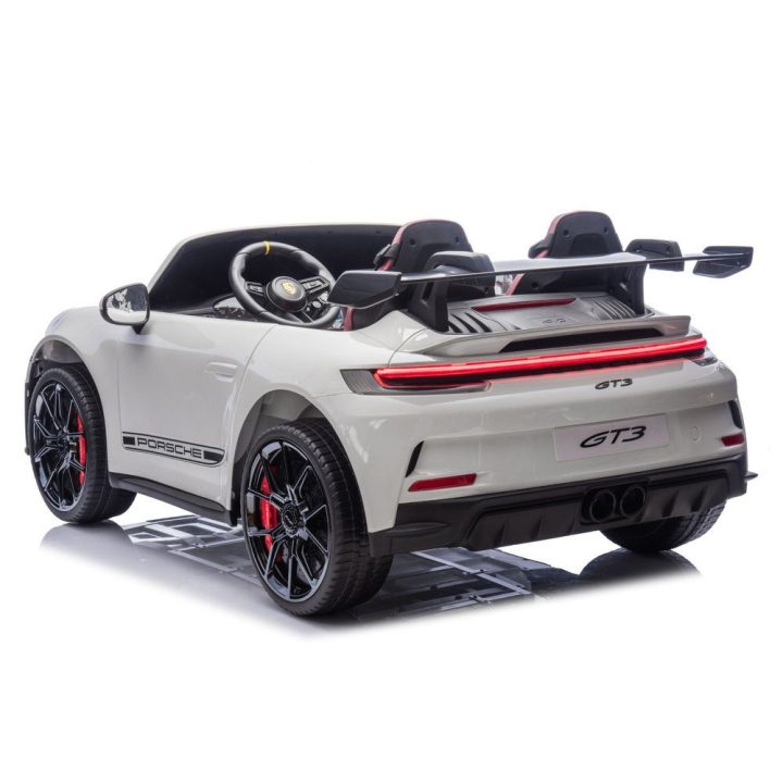 Baltas akumuliatorinis automobilis Porsche GT3 DK-P911