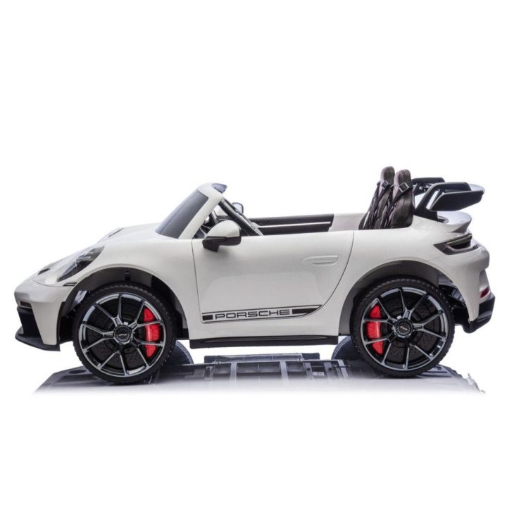 Baltas akumuliatorinis automobilis Porsche GT3 DK-P911