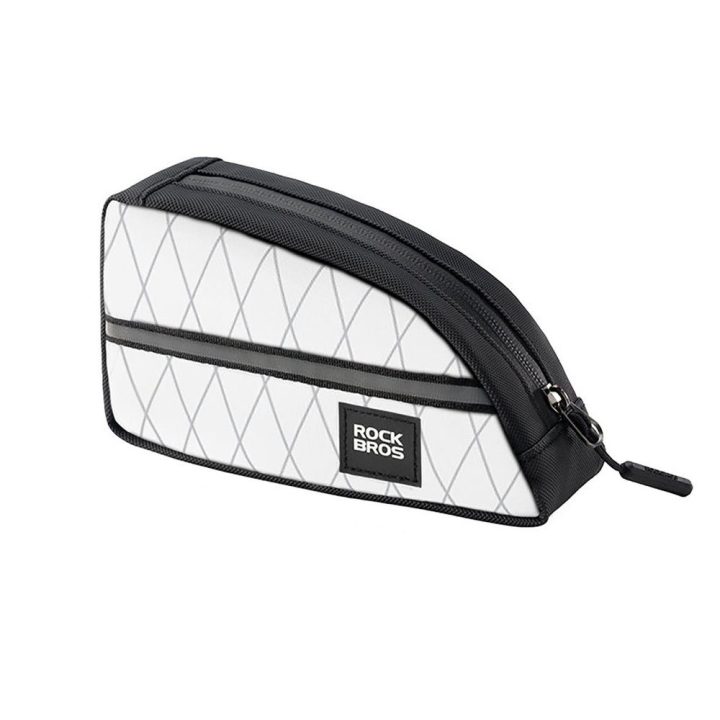 Dviračio viršutinės vamzdžio krepšys Rockbros 30120121005, 0,8 l, baltas