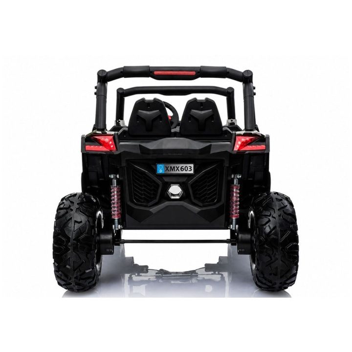 Baltas akumuliatorinis automobilis Jeep XMX603 UTV-MX su MP4