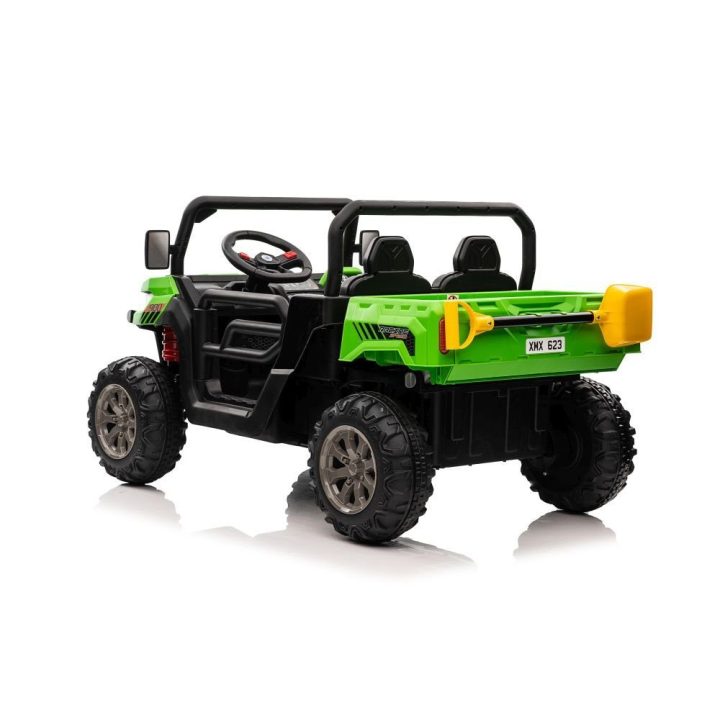 Žalias akumuliatorinis automobilis XMX623 4x4