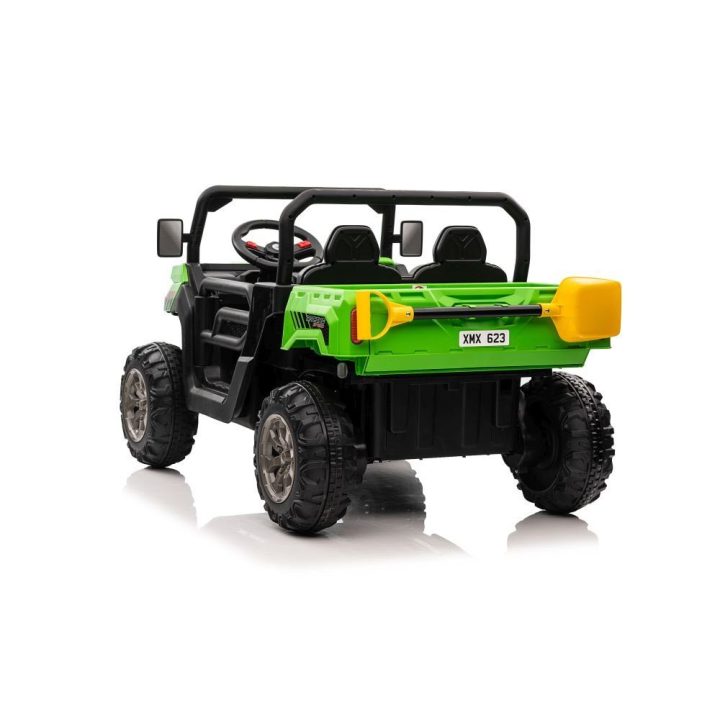 Žalias akumuliatorinis automobilis XMX623 4x4