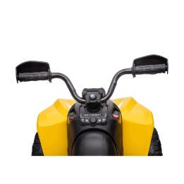 Geltonas akumuliatorinis keturratis DK-CA002 12V 4x4