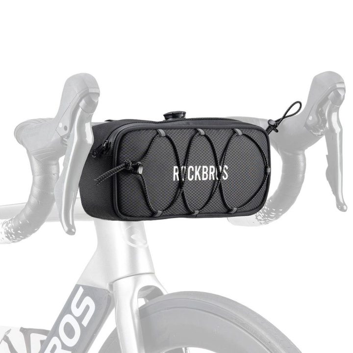 Dviračio vairelio krepšys Rockbros TL001 ROAD TO SKY 1,9 l, juodas