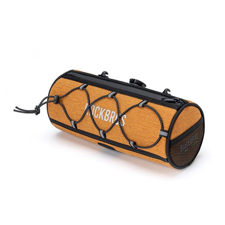 Dviračio vairo krepšys Rockbros TL002 ROAD TO SKY 1,5 l, oranžinis