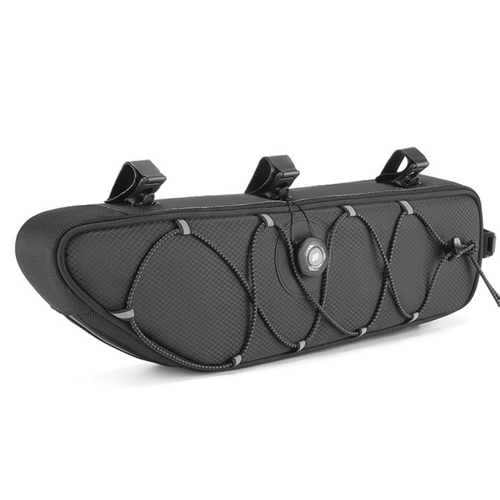 Dviračio rėmo krepšys Rockbros TL003 ROAD TO SKY, 2 l, juodas