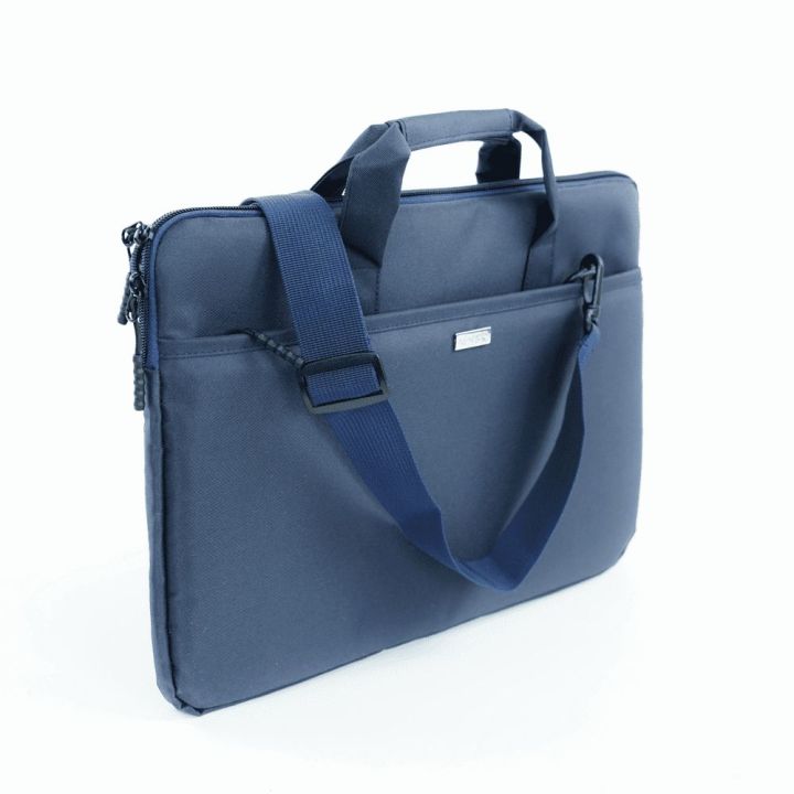 Rožinė medžiaginė Solier Venga“ nešiojamojo kompiuterio tašė.