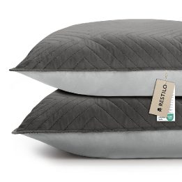Pagalvės užvalkalas Sofa AmeliaHome 50 × 70 cm, pilkai sidabrinis, 2 vnt.