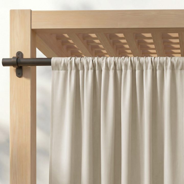 Užuolaida Res Oxford Molte AmeliaHome 155 × 220 cm, smėlio spalvos