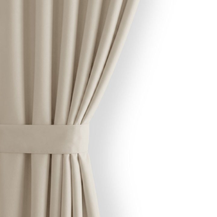 Užuolaidos raištis Molte AmeliaHome 155 × 9 cm, šviesiai smėlio