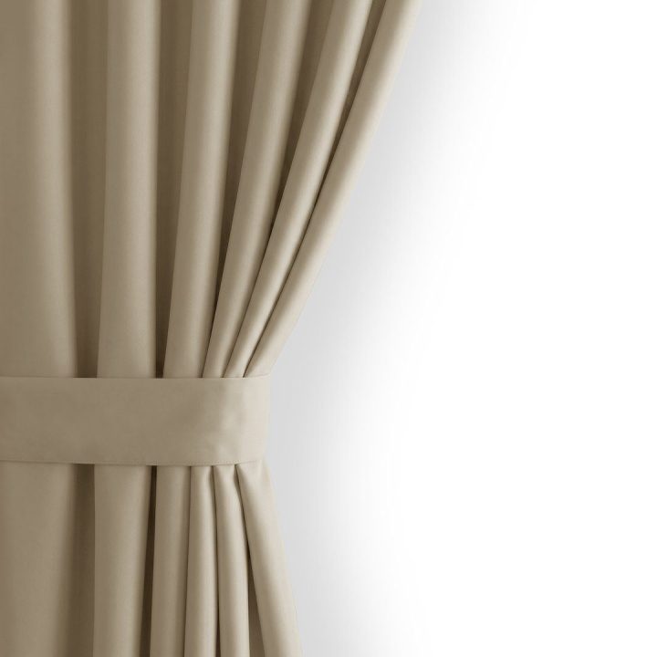 Užuolaidos surišimas Molte AmeliaHome 155 × 9 cm, smėlio spalvos