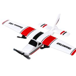 Žaislinis Cessna 182 nuotoliniu būdu valdomas putplasčio lėktuvas