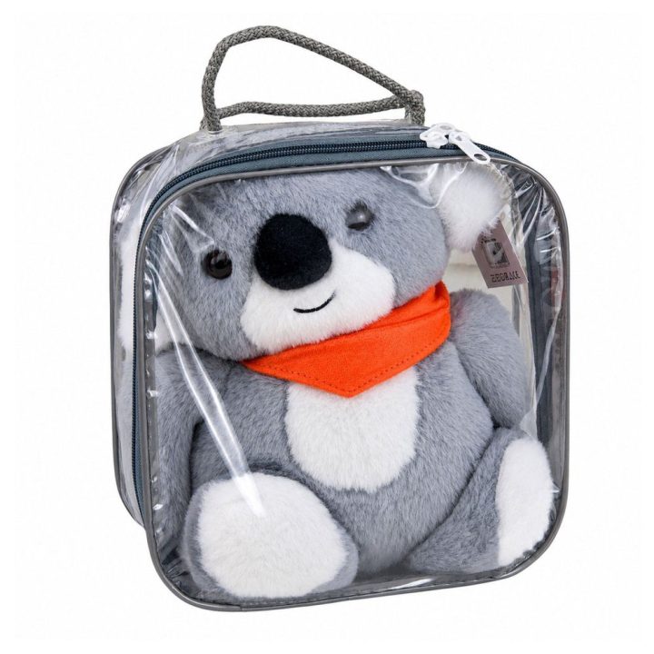 Pilkas svertinis koalos pliušinis žaislas, 1,3 kg, 35 cm