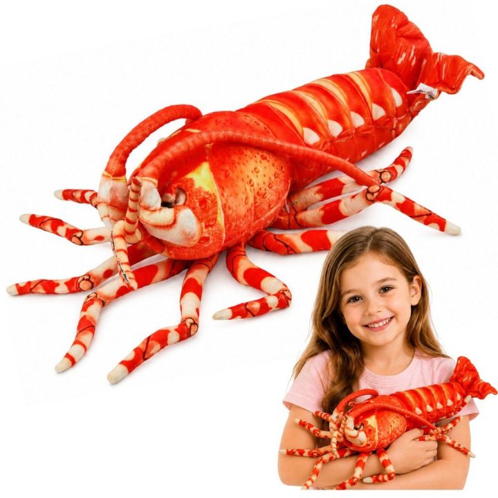 Didelis pliušinis krevetės žaislas 55 cm