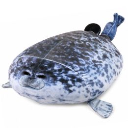 Pilkas pliušinis ruonis 38 cm