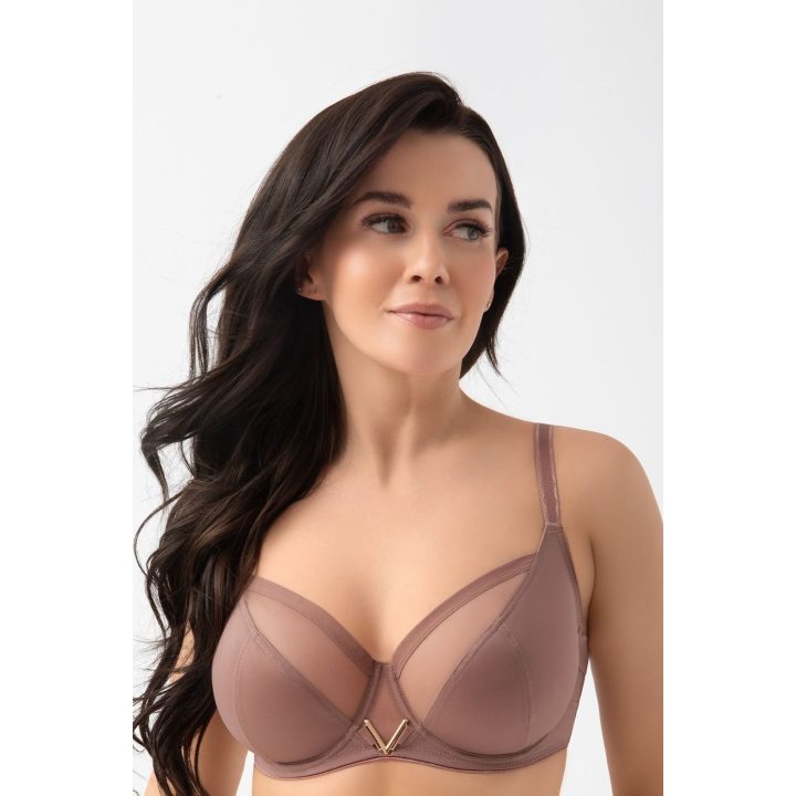 Moteriška minkšta liemenėlė Vicky K564, mocca