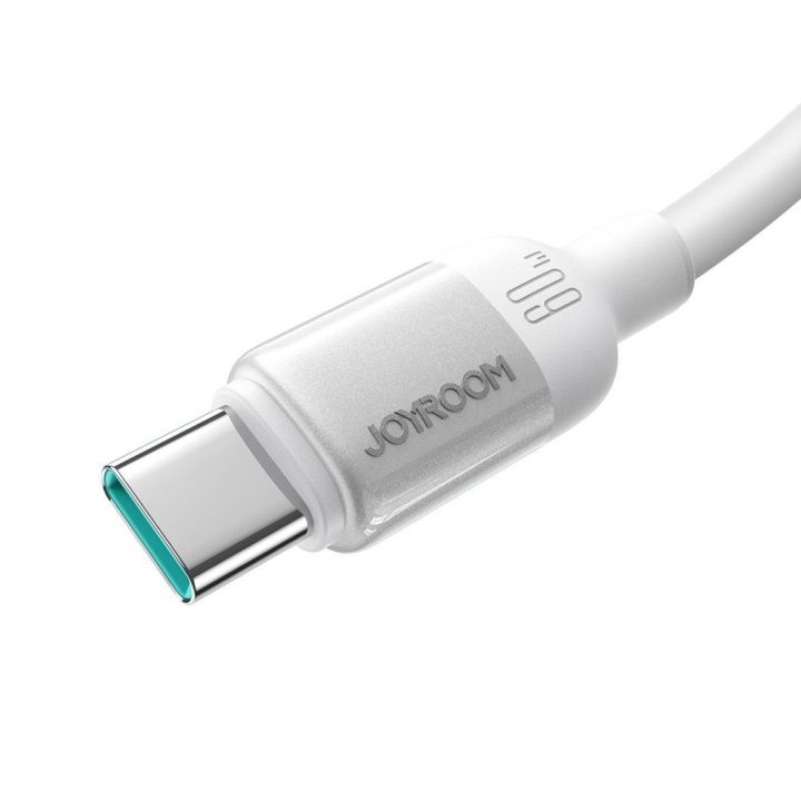 USB-C į USB-C laidas 60 W 1,2 m Joyroom S-A62 Lively Series, baltas