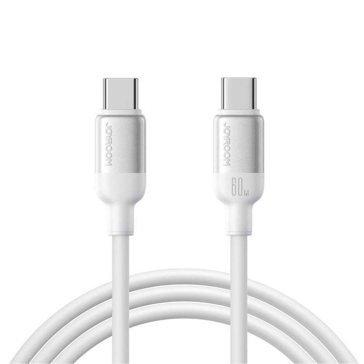 USB-C į USB-C laidas 60 W 1,2 m Joyroom S-A62 Lively Series, baltas