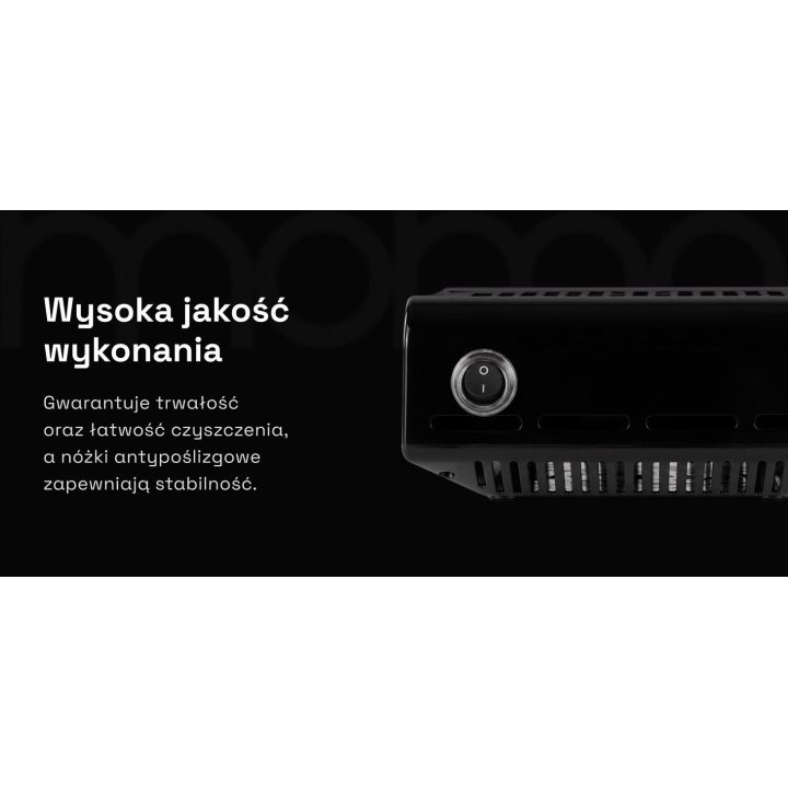 Momo J-23 kasetinis dulkių siurblys, juodas