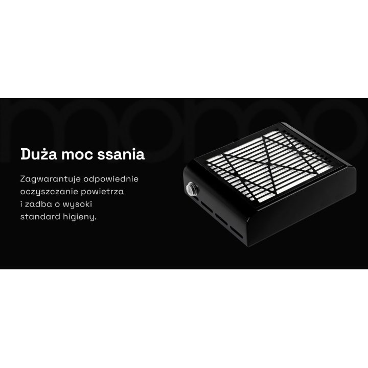 Momo J-23 kasetinis dulkių siurblys, juodas