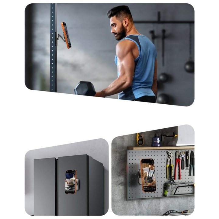 Magnetinis telefono laikiklis metaliniams paviršiams Joyroom JR-ZS520, juodas