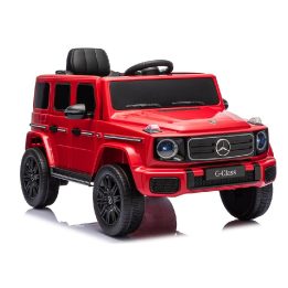 Raudonas Mercedes G 4x4 24V akumuliatorinis automobilis
