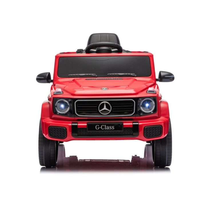 Raudonas Mercedes G 4x4 24V akumuliatorinis automobilis