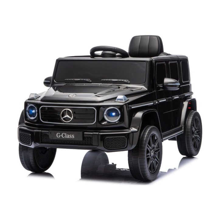 Mercedes G 4x4 24V 2580 juodas akumuliatorinis automobilis vaikams
