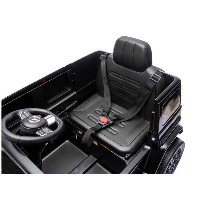 Mercedes G 4x4 24V 2580 juodas akumuliatorinis automobilis vaikams