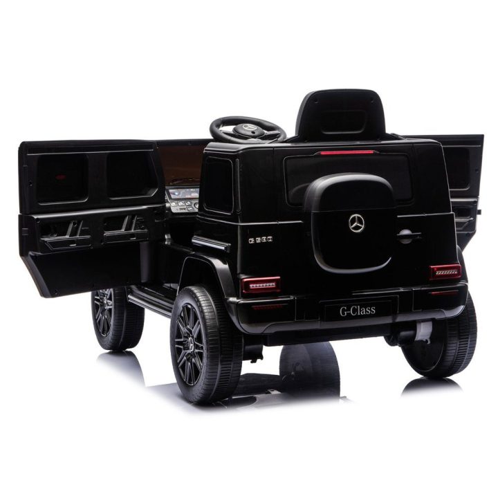 Mercedes G 4x4 24V 2580 juodas akumuliatorinis automobilis vaikams