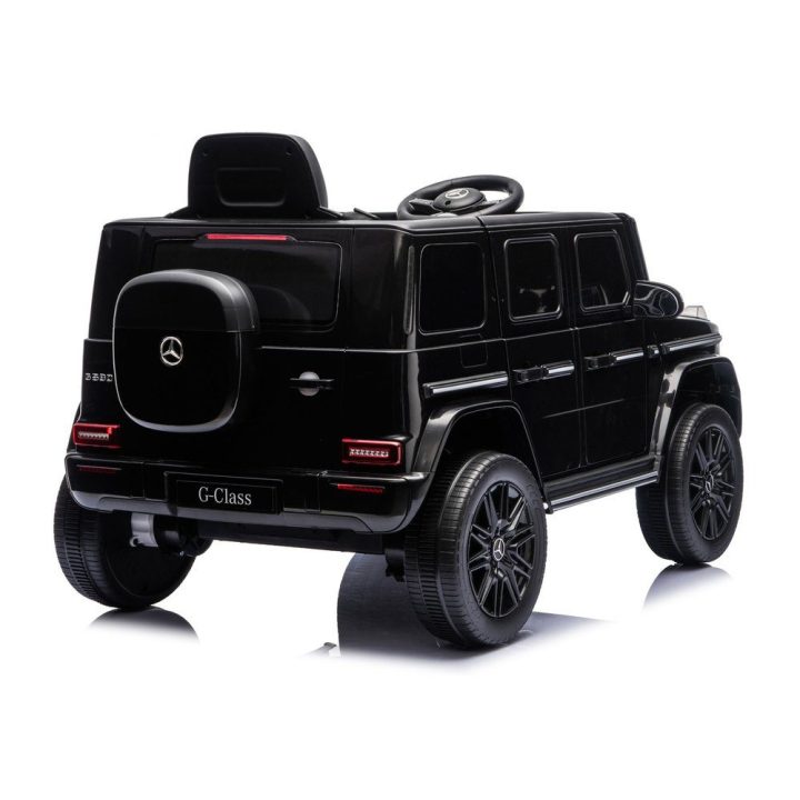 Mercedes G 4x4 24V 2580 juodas akumuliatorinis automobilis vaikams