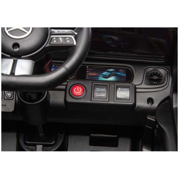 Mercedes G 4x4 24V 2580 juodas akumuliatorinis automobilis vaikams