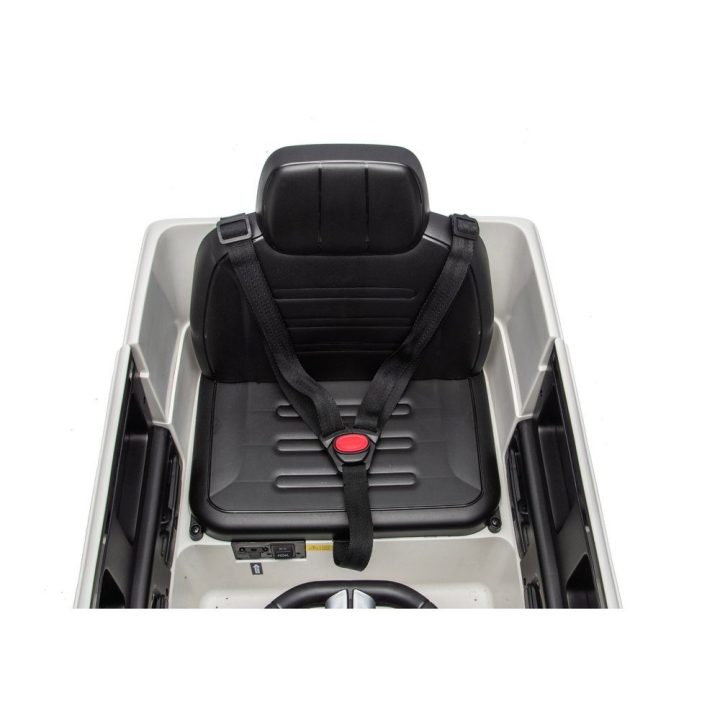 Baltas akumuliatorinis automobilis Mercedes G 4x4 24V 2580