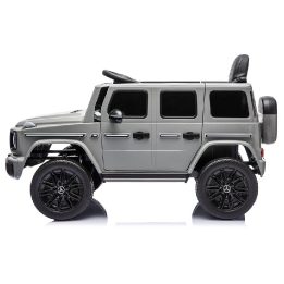 Pilkas Mercedes G 4x4 24V akumuliatorinis automobilis