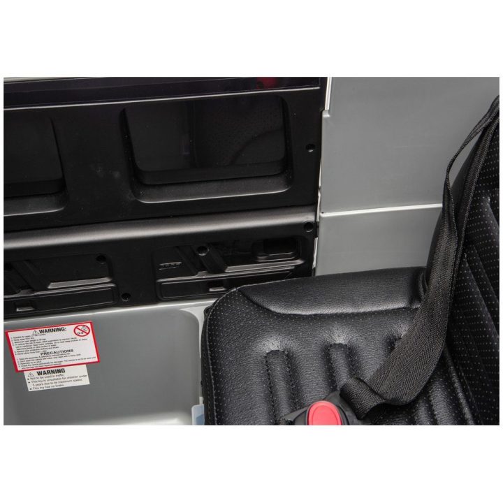 Pilkas Mercedes G 4x4 24V akumuliatorinis automobilis