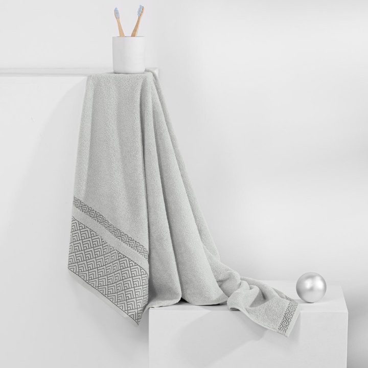 Rankšluostis AmeliaHome Volie 70 × 140 cm, sidabrinis