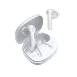 QCY T13 Pro belaidės į ausis įstatomos ANC ausinės, baltos