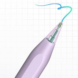 Metapen A8 aktyvus stylus rašiklis iPad su USB-C įkrovimu, violetinis