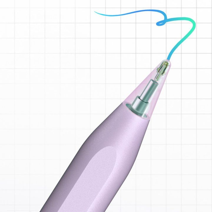 Metapen A8 aktyvus stylus rašiklis iPad su USB-C įkrovimu, violetinis